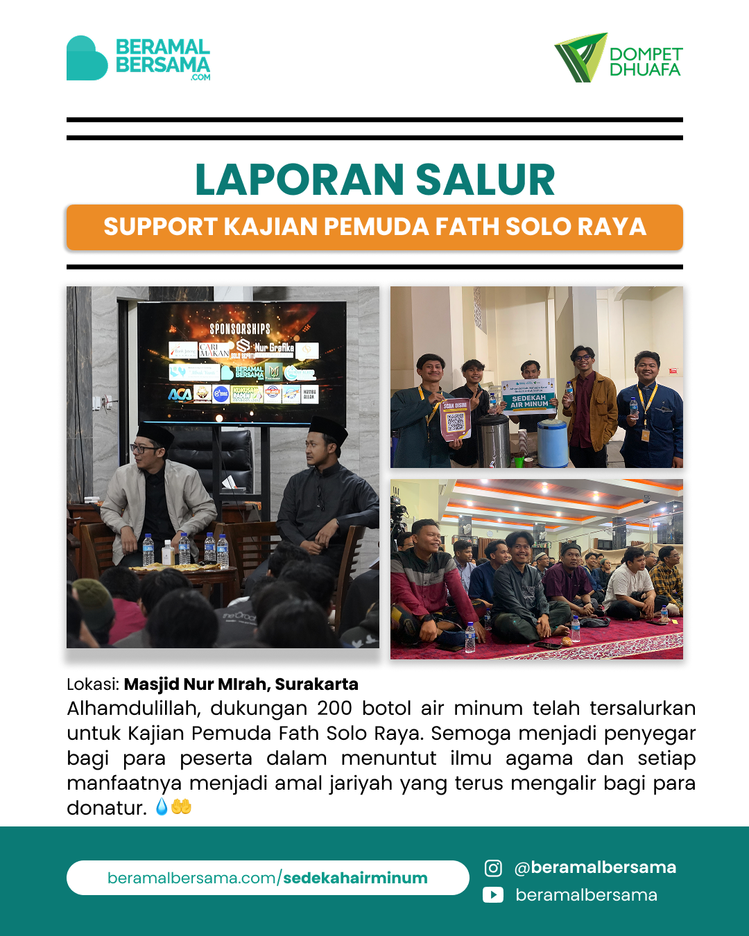 update penyaluran program renovasi masjid pelosok