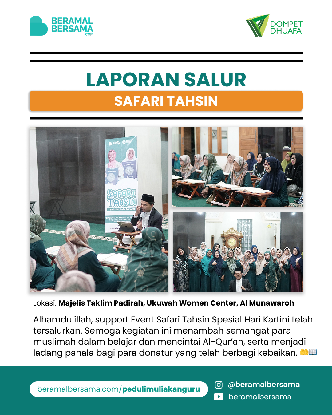 update penyaluran program renovasi masjid pelosok