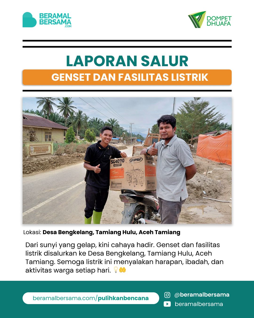 update penyaluran program renovasi masjid pelosok