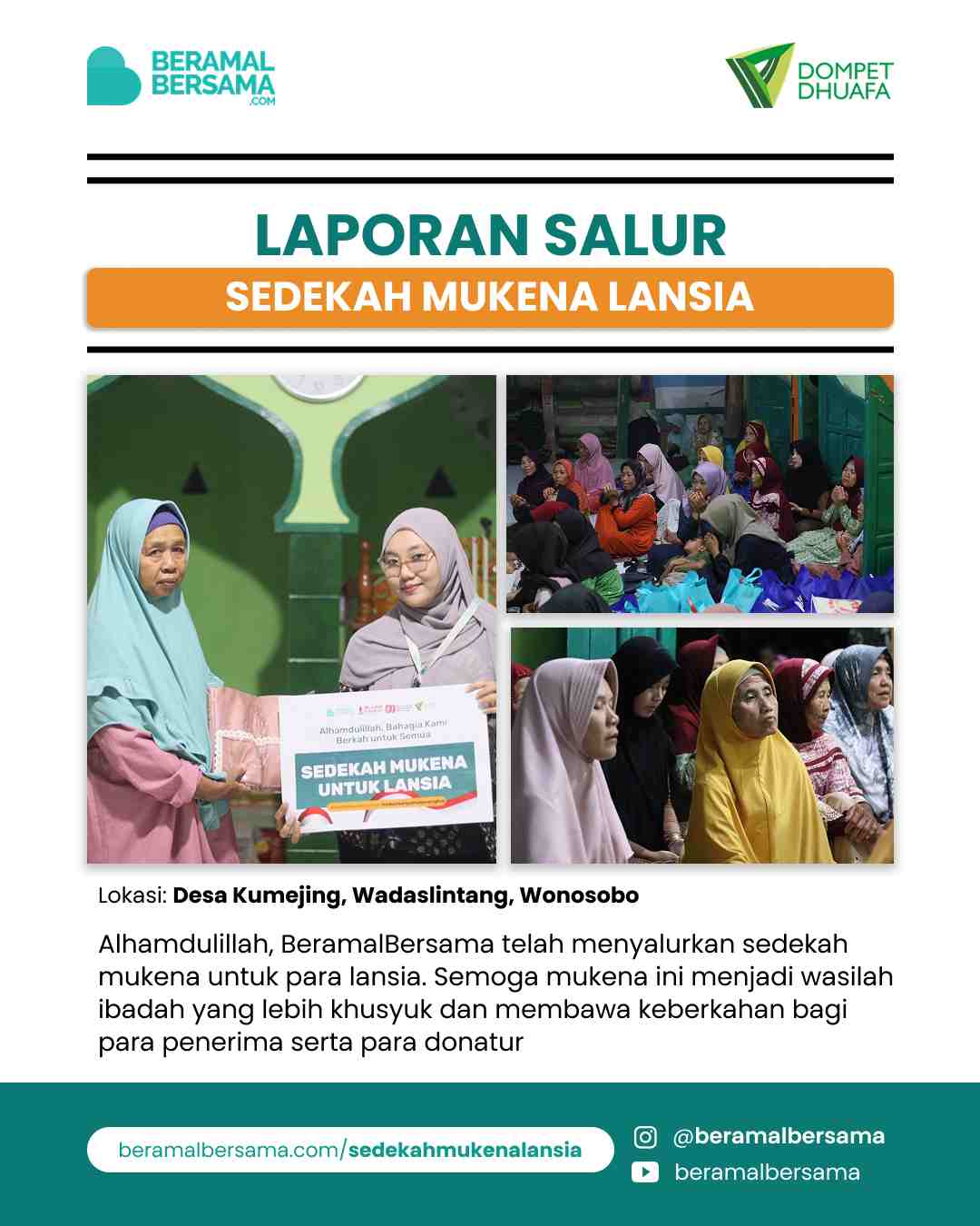 update penyaluran program renovasi masjid pelosok
