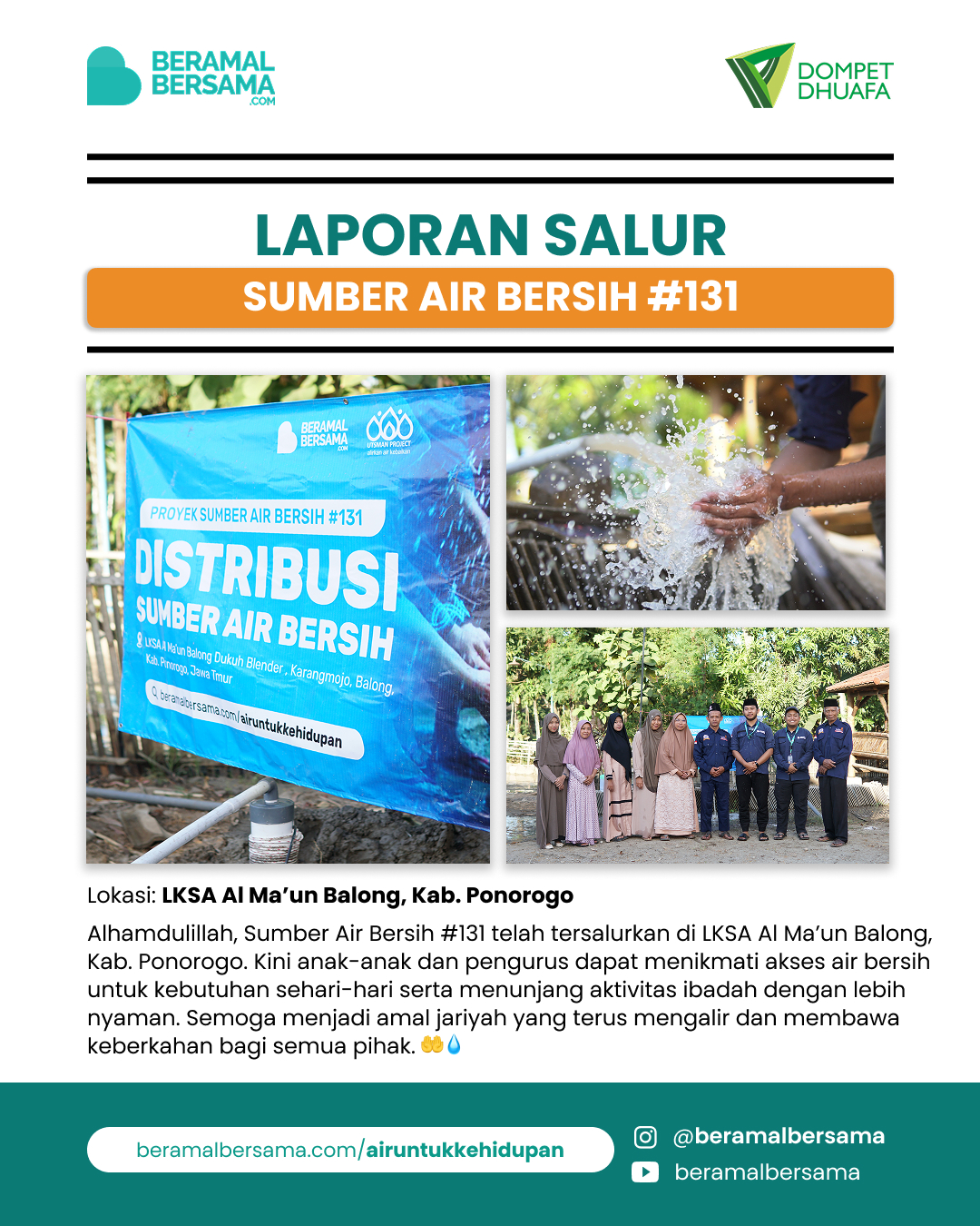 update penyaluran program renovasi masjid pelosok