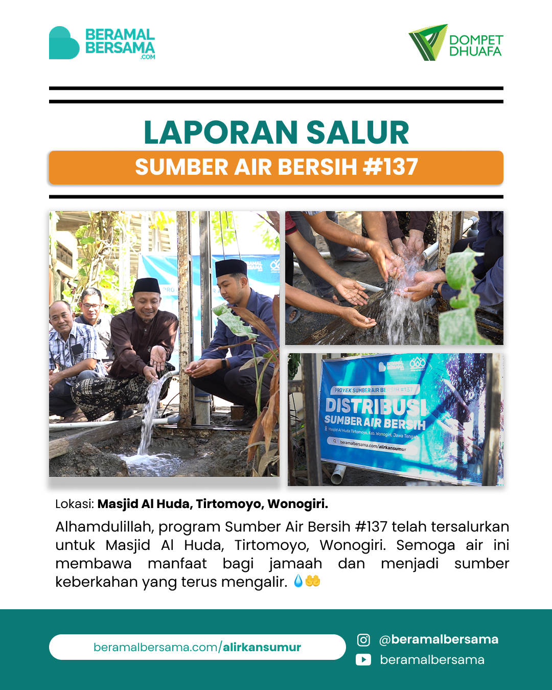 update penyaluran program renovasi masjid pelosok